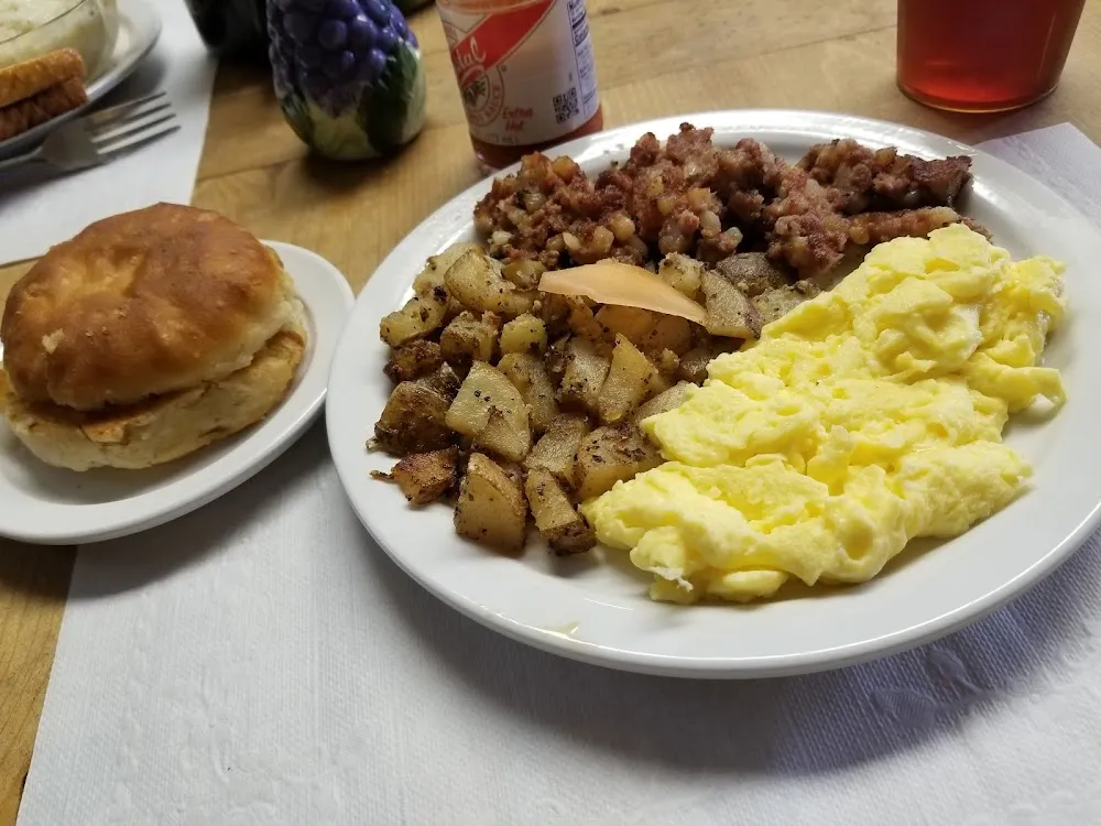 Eggs Corned Beef Hash Browns