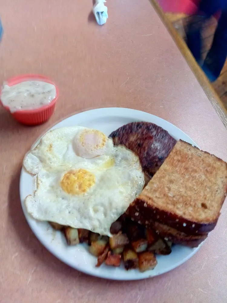 Eggs Potatoes Sausage and Gravy