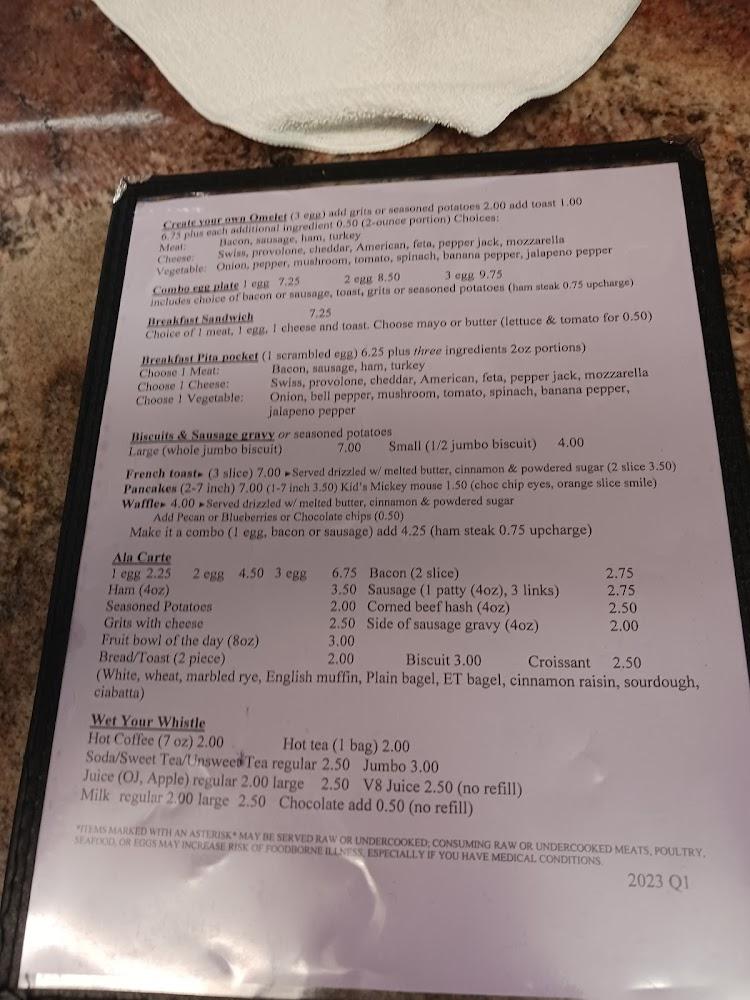 Clyde's Cozy Corner Cafe Menu image 4